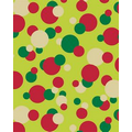 Gift Wrap (24"x100') CHRISTMAS DOTS